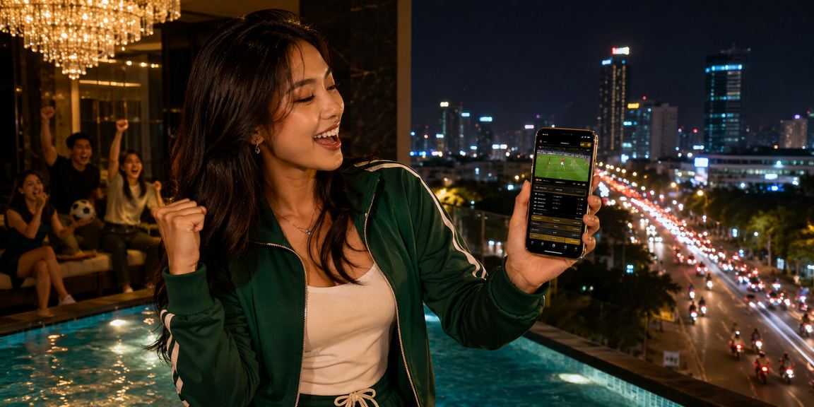 Người dùng đăng nhập ứng dụng casino tại Thành phố Hồ Chí Minh